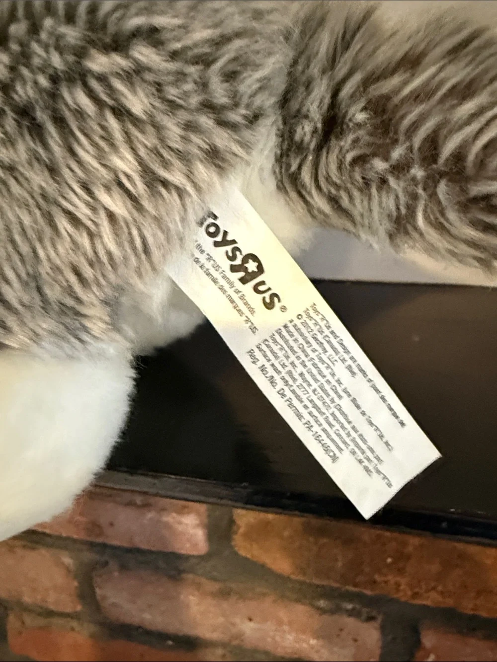 Gray and White Husky Plush Dog Toy - Soft Pet-friendly Plush